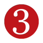 Red circle with white number 3-Abacus Engineering